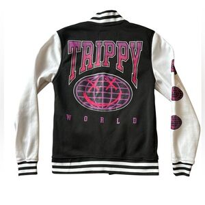 Brooklyn Cloth Black & White Striped Lined Jacket